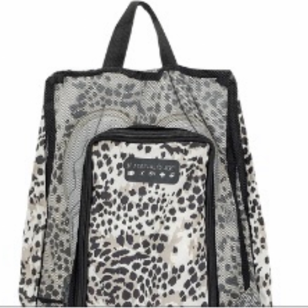 My Tagalongs Cheetah Hanging Mesh Travel Bag